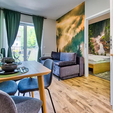 Lägenhet Apartament Ostoja Parku Kasprowicza- Z Basenem , Jacuzzi I Sauna